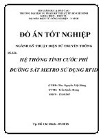 Đồ án tốt nghiệp  hệ thống tính cước phí đường sắt metro sử dụng RFID 
