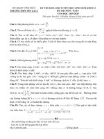Đề KSCL đội tuyển HSG toán 12 năm 2019 2020 trường yên lạc 2 vĩnh phúc 