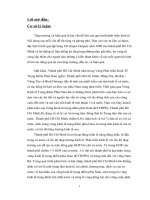 Bai tieu luan kinh te phat trien TĂNG TRƯỞNG KINH TẾ Ở THÀNH PHỐ HỒ CHÍ MINH TRONG NHỮNG NĂM GẦN ĐÂY