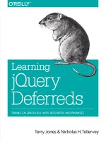 oreilly learning jquery deferreds taming callback hell with deferreds and promises 2014 tủ tài liệu training 
