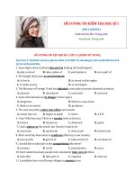 TỪ VỰNG ôn tập KIỂM TRA học kì i  LOP 11 OLD 