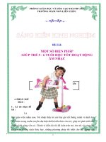 SKKN MẦM NON MỘT SỐ BIỆN PHÁP GIÚP TRẺ 5  6 TUỔI HỌC TỐT HOẠT ĐỘNG ÂM NHẠC