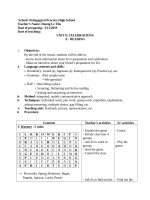 Giáo án Reading unit 8 lớp 11