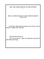 Những thành tựu nghiên cứu của W.Petty về giá trị hàng hóa. Ý nghĩa lý luận và thực tiễn.