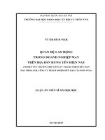 Quan hệ lao động trong doanh nghiệp may trên địa bàn Hưng Yên hiện nay – Nghiên cứu trường hợp công ty Trách nhiệm hữu hạn May Minh Anh, công ty Trách nhiệm hữu hạn Cj.Union Vina