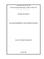 Du lịch Ninh Bình từ năm 1995 đến năm 2015