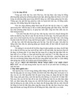 SKKN một số phương pháp nhận biết các hợp chất hữu cơ 