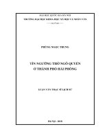 Tín ngưỡng thờ Ngô Quyền ở thành phố Hải Phòng