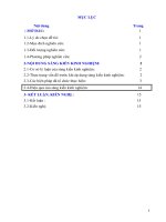 SKKN một số biện pháp rèn kĩ năng sống cho học sinh lớp 3a trường tiểu học ngọc phụng 1, huyện thường xuân 