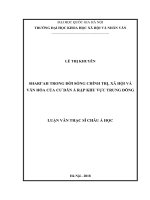 Shariah trong đời sống chính trị, xã hội và văn hóa của cư dân Ả rập khu vực Trung Đông
