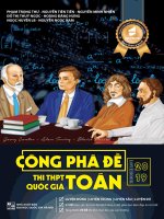 Công phá đề thi THPT quốc gia 2019 môn toán