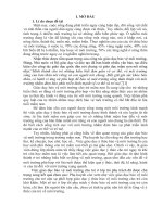 SKKN một số biện pháp giáo dục ý thức bảo vệ môi trường cho trẻ mẫu giáo lớp 5 6 tuổi trong trường mầm non kiên thọ 