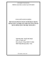 SKKN một số giải pháp sử dụng sơ đồ đoạn thẳng nhằm nâng cao hiệu quả khi giải toán tìm số trung bình cộng cho học sinh lớp 4 