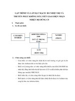 Bài tập lớn LẬP TRÌNH VÀ LẮP ĐẶT MẠCH  ĐO NHIỆT ĐỘ VÀ TRUYỀN PHÁT KHÔNG DÂY,VIẾT GIAO DIỆN NHẬN NHIỆT ĐỘ DÙNG C#