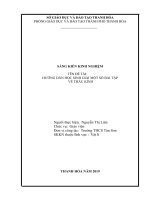 SKKN hướng dẫn học sinh giải một số bài tập về thấu kính 