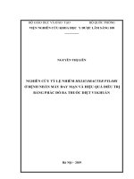 Nghiên cứu tỷ lệ nhiễm helicobacter pylori ở bệnh nhân mày đay mạn và hiệu quả điều trị bằng phác đồ ba thuốc diệt vi khuẩn 