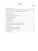 SKKN một số phương pháp giúp học sinh tiếp thu tốt phân môn vẽ trang trí trong trường THCS 