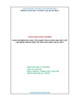 SKKN kinh nghiệm dạy học tích hợp tấm gương đạo đức hồ chí minh trong một số tiết dạy môn GDCD lớp 7 