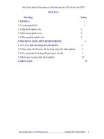 SKKN một số biện pháp chỉ đạo nâng cao chất lượng giáo dục kỹ năng sông cho học sinh 