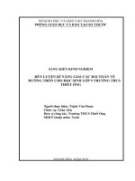 SKKN rèn luyện kỹ năng giải các bài toán về đường tròn cho học sinh lớp 9 trường THCS thiết ống 