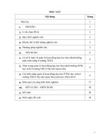 SKKN một số giải pháp trong quản lý hoạt động dạy học theo định hướng phát triển năng lực học sinh ở trường THCS thị trấn quan hóa, huy 