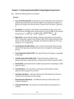 Solution manual of ch02 analyzing sustainability using engineering science 