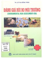Đánh giá rủi ro môi trường = environmental risk assessment   era 