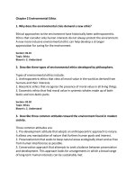 Test bank and solution manual of  ch02 envonronment ethics (1) 