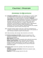 Test bank and solution manual of computer organizational and architecture 9e (2) 