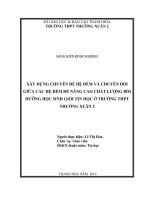 SKKN xây dựng chuyên đề hệ đếm và chuyển đổi giữa các hệ để để nâng cao chất lượng bồi dưỡng học sinh giỏi tin học ở trường THPT thường xuân 2 