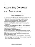 Test bank and solution manual of accounting concepts and procedures (1) 