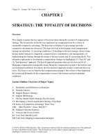 Solution manual of CH02 strategy the totality of decisions 