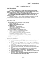 Solution manual of strategic leaderships 