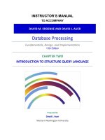 Test bank and solution manual of database processing 13e (2) 