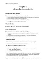 Test bank and solution manual of CH02 interpreting communication (2) 
