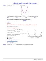 Vấn đề 3  đồ thị và ứng dụng 