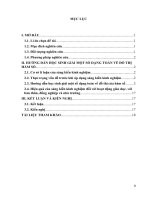 SKKN hướng dẫn học sinh giải một số dạng toán về đồ thị hàm số 