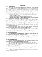 SKKN sử dụng phương pháp đồ thị để giải nhanh dạng bài tập co2 (hoặc so2) tác dụng với dung dịch bazơ 