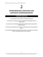 Test bank and solution manual of entrepreneurial intentions and corporate  (1) 