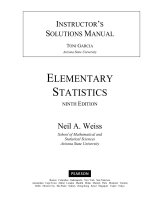 Test bank and solution manual of elementary statistics 9e  (1) 
