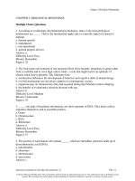 Test bank and solution manual of CH02 biological beginning (2) 