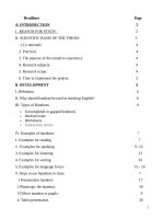 Use handouts in learning and teaching english at nguyen xuan nguyen high school 