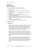 Test bank and solution manual of economics ch02 resource utilization (2) 