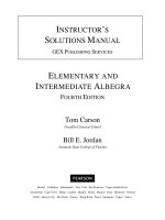 Test bank and solution manual of elementary and intermeidate albegra 4e (1) 