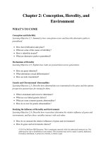 Test bank and solution manual of ch02 conception heridity and environment (1) 