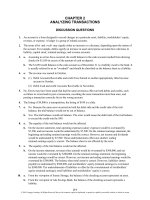 Solution manual of ch02 analyzing transactions 