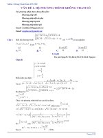 Vấn đề 1  hệ phương trình không chứa tham số 1 