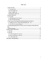 SKKN SSử dụng phương pháp dạy học theo góc trong bài nội năng và sự biến thiên nội năng cho học sinh lớp 10 ở trường THCS 