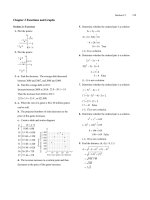 Solution manual of algebra ch02 FUnction and graph 