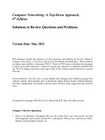 Solution manual of computer networking 8e 